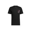 adidas T Shirts Men's Black Crew Neck Moderate Straight Fit HK6723