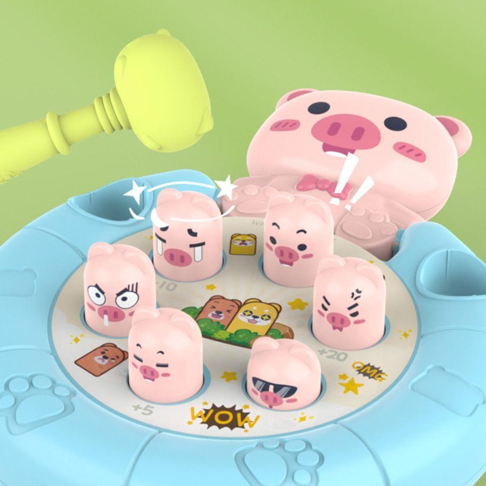ABS Whack-a-mole Toy Learning Cognition Hamster Pounding Game  Children Gift