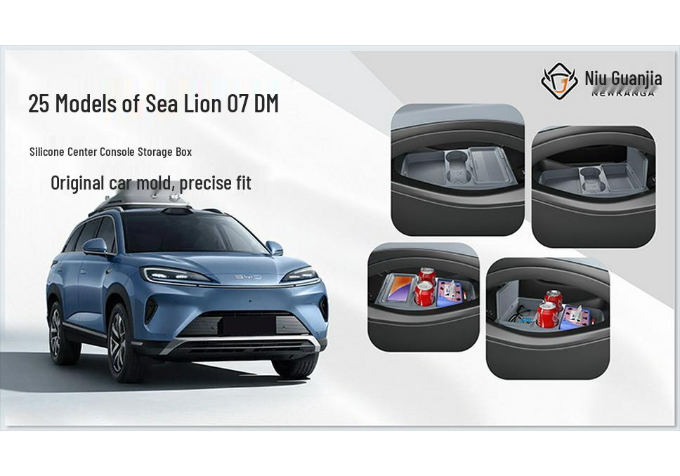Fits Haishi 07 DM-i: Multifunctional Center Console & Glasses Storage Box Car Accessory