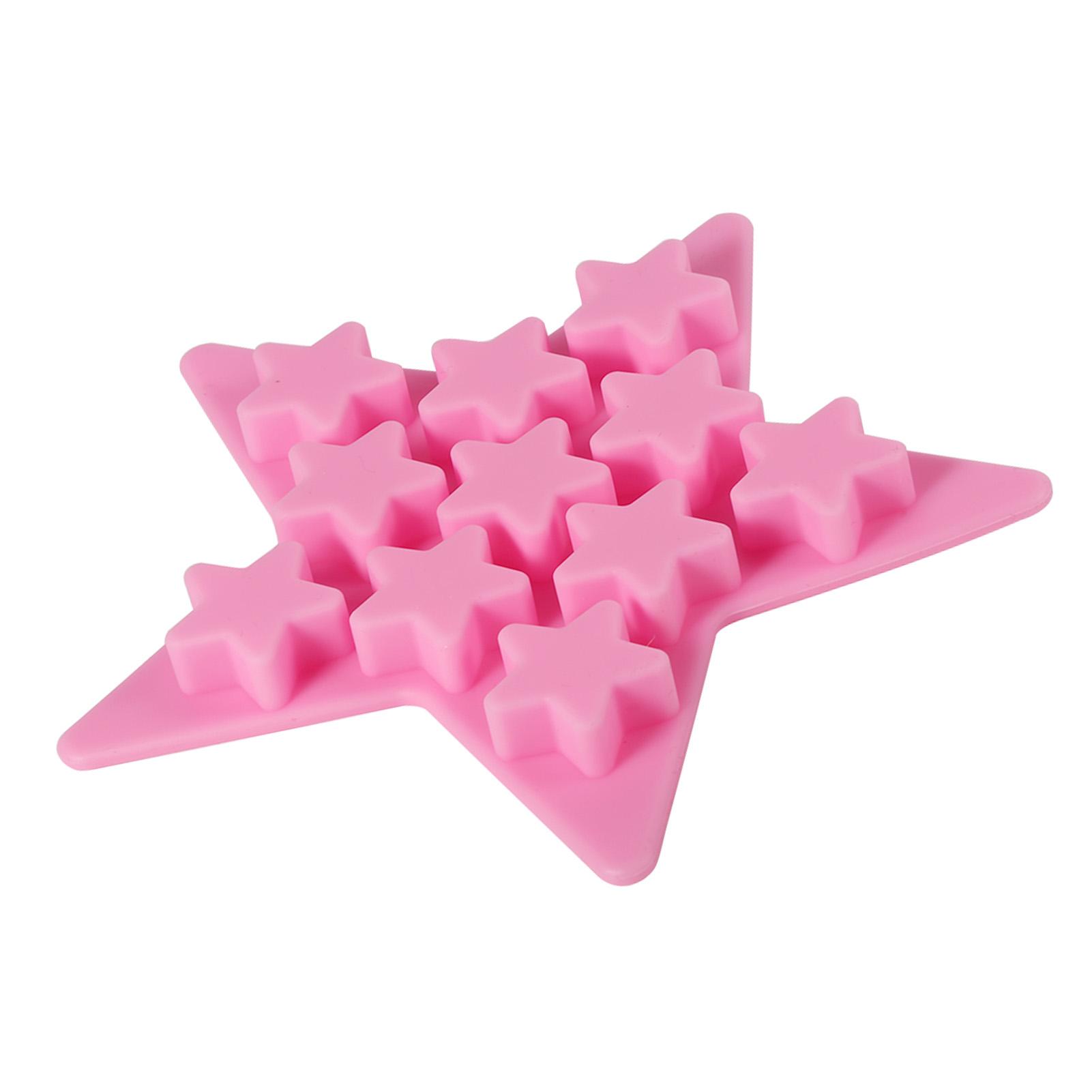 

1x Five Star Shaped Cool Silicone Ice Cubes Tray Freeze Mold Maker Tools for Club Bar Party Type 1