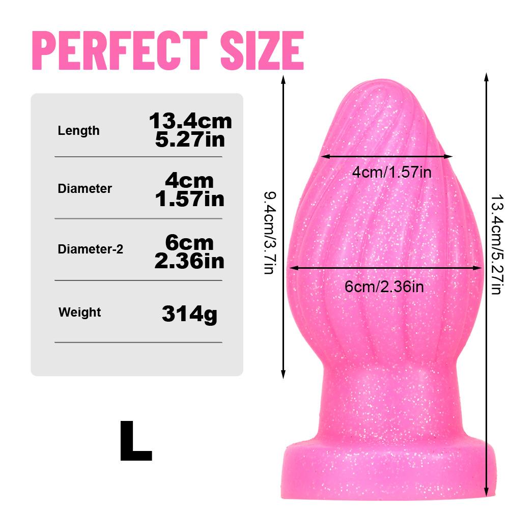 Threaded Anal Plugs for Men and Women Masturbation Sticks  Silicone Anal Plugs  Sex Toys and Large Anal Plugs