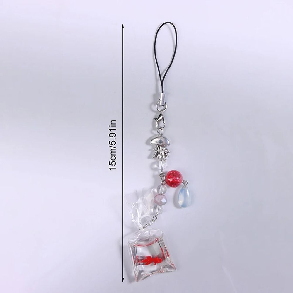 Pendant Cell Phone Strap Phone Charm Mobile Lanyard Phone Case Fish Phone Chain  Girls Women