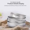 Frying Pan Cooking Frying Pan Outdoor Hiking Smooth Round