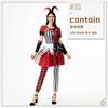 Halloween Costume Circus Clown Cos Costume Ladies Dress Carnival Stage Costume