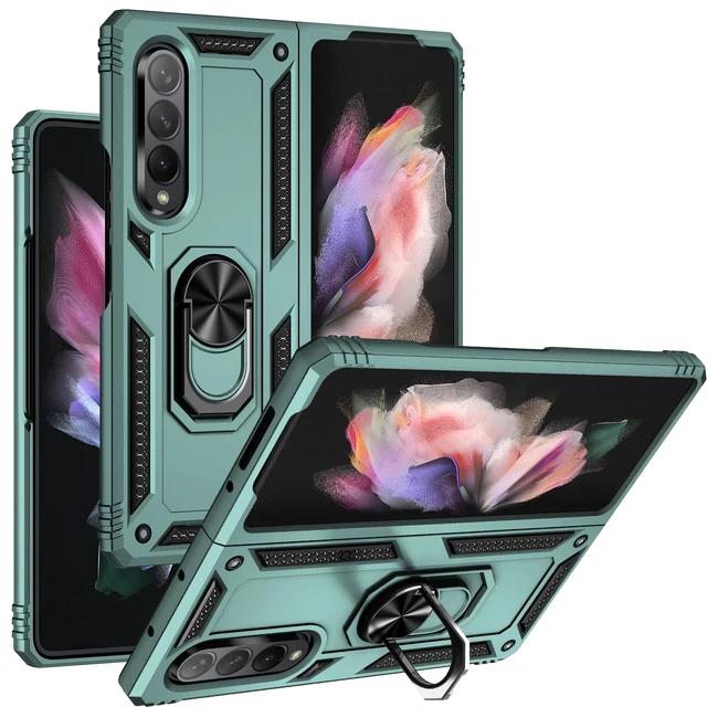 For Samsung Galaxy Z FOLD 6 4 5 5G Case Luxury Armor Shockproof Phone Case For ZFOLD6 ZFOLD4 ZFOLD5 Back Cover