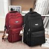 Schoolbag Korean version ins trendy cool dark wind large capacity leisure travel backpack high quality teen student backpack