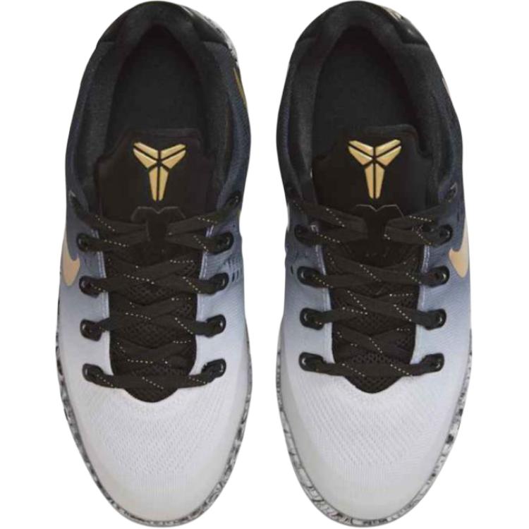 Nike Kobe 9 EM GS Mambacita Barnesko Svart Hvit Metallisk-Gull FV3607-002