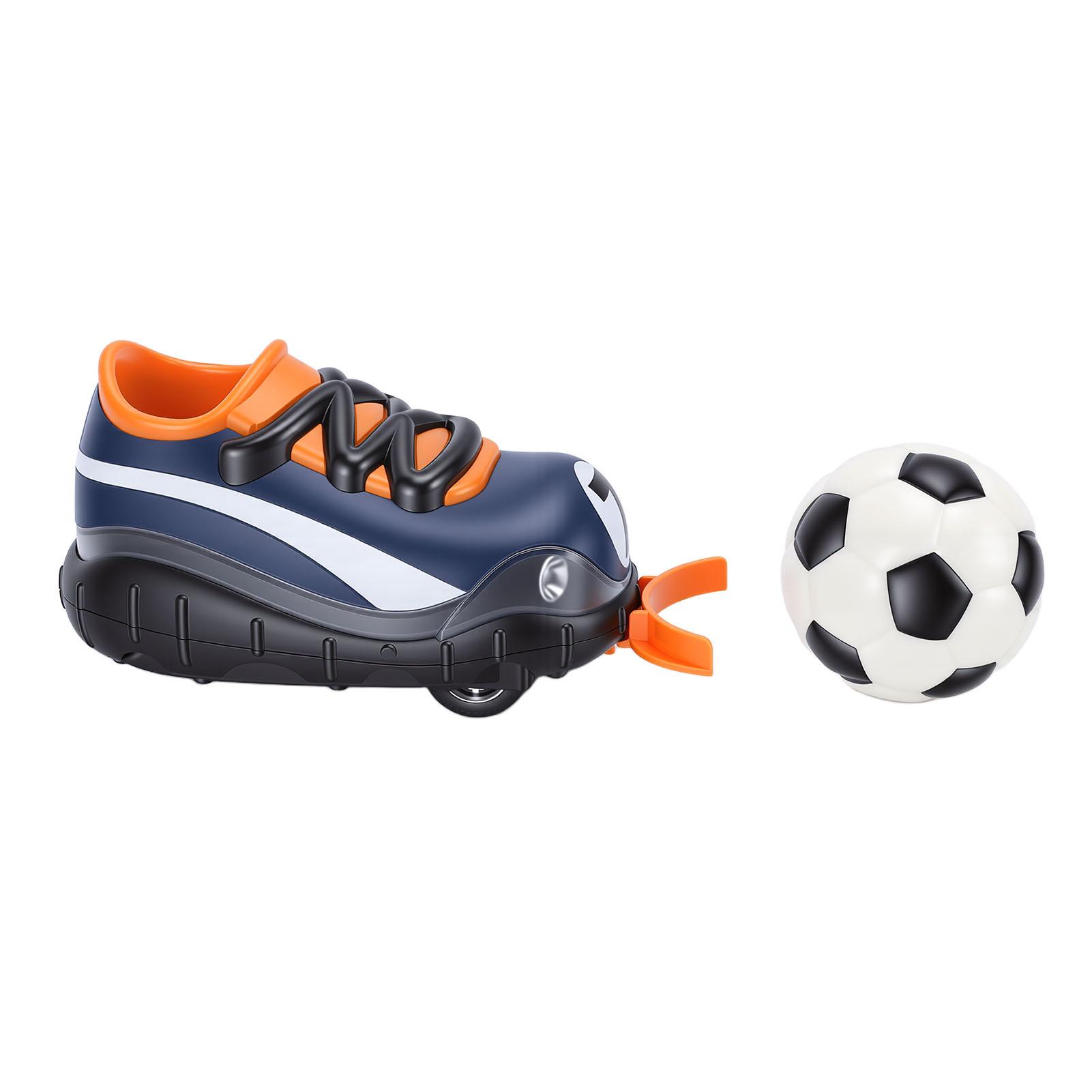 

RC Car with LED Light 2.4GHz Remote Control Soccer Shoe Shape Car Toy with Soccer for Kids Boys Birthday Xmas Gifts