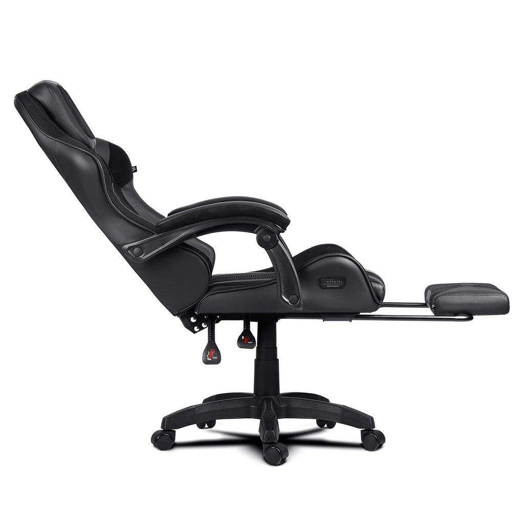 Sofotel Specter Gaming Chair, Rotating Swivel Chair With Footrest, Bucket Seat