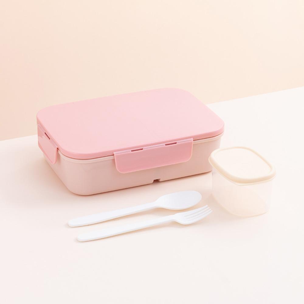 Leak-Proof Bento Lunch Box Plastic Lunchable Snack Containers  School Kids Office Worker