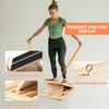 Solid Wood Yoga & Calf Stretching Board for Home Fitness