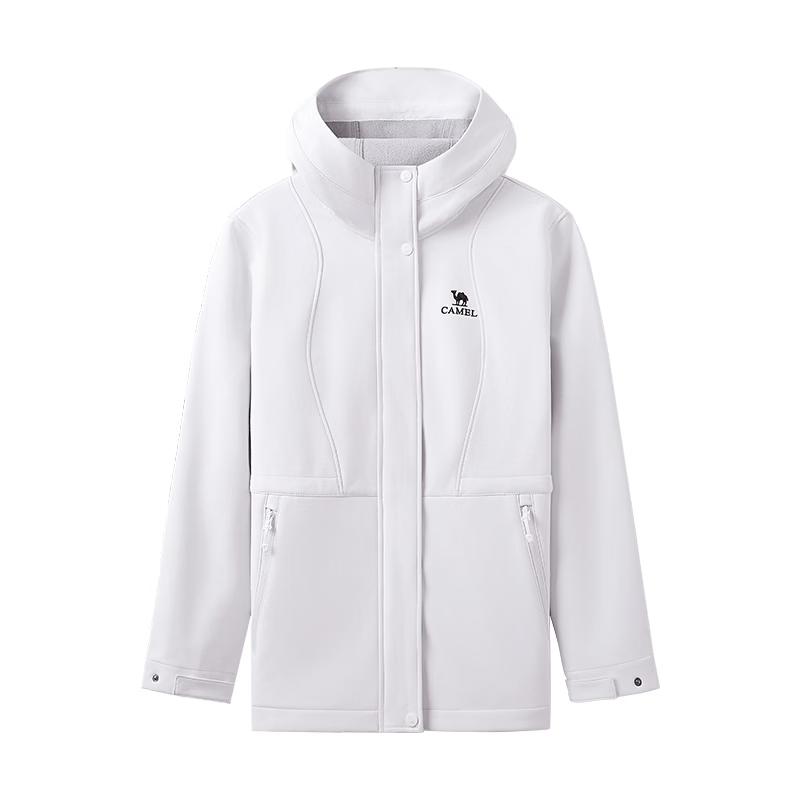 Camel Women s Mid-Length Hooded Softshell Jacket XXL