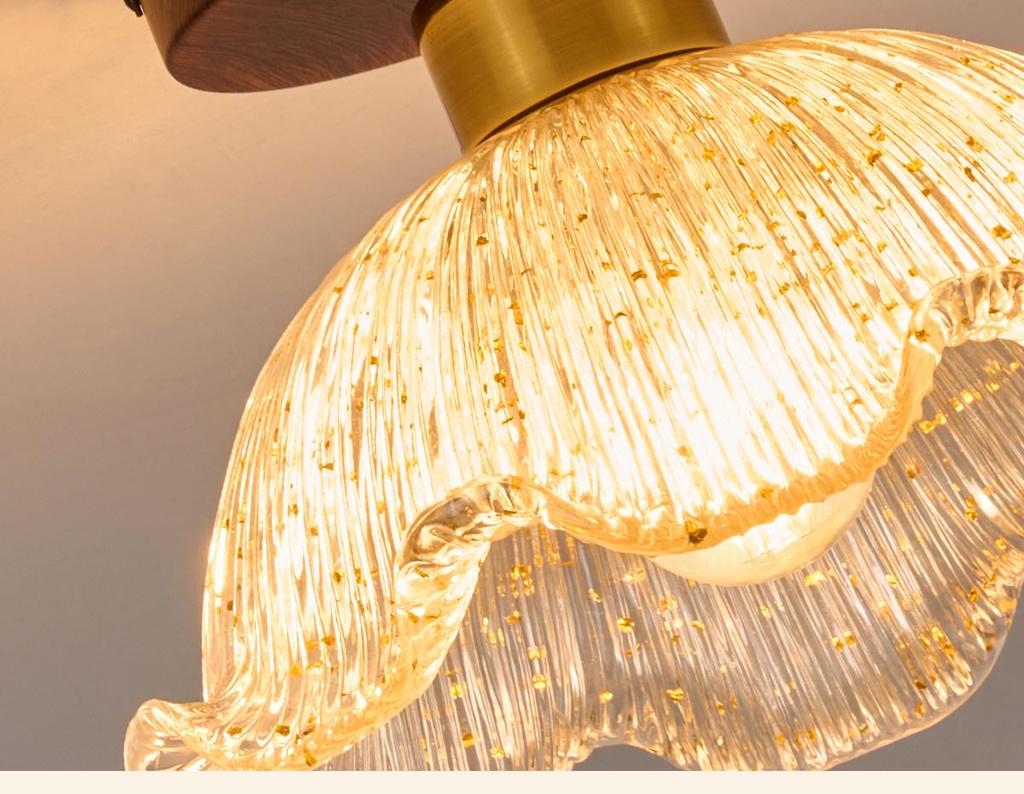 Chinese Style Luxury Corridor & Balcony Ceiling Light - French Retro Design