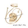 Vacation Style Seashell Starfish Open Arm Bracelet Bohemia Personality Adjustable Women'S Armband