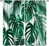 Tropical Palm Leaf Curtains Banana Leaves Theme Green Pink Curtain Living Room Kitchen Bedroom Dorm Home With Rod Pocket Polyester Ideal For Sitting