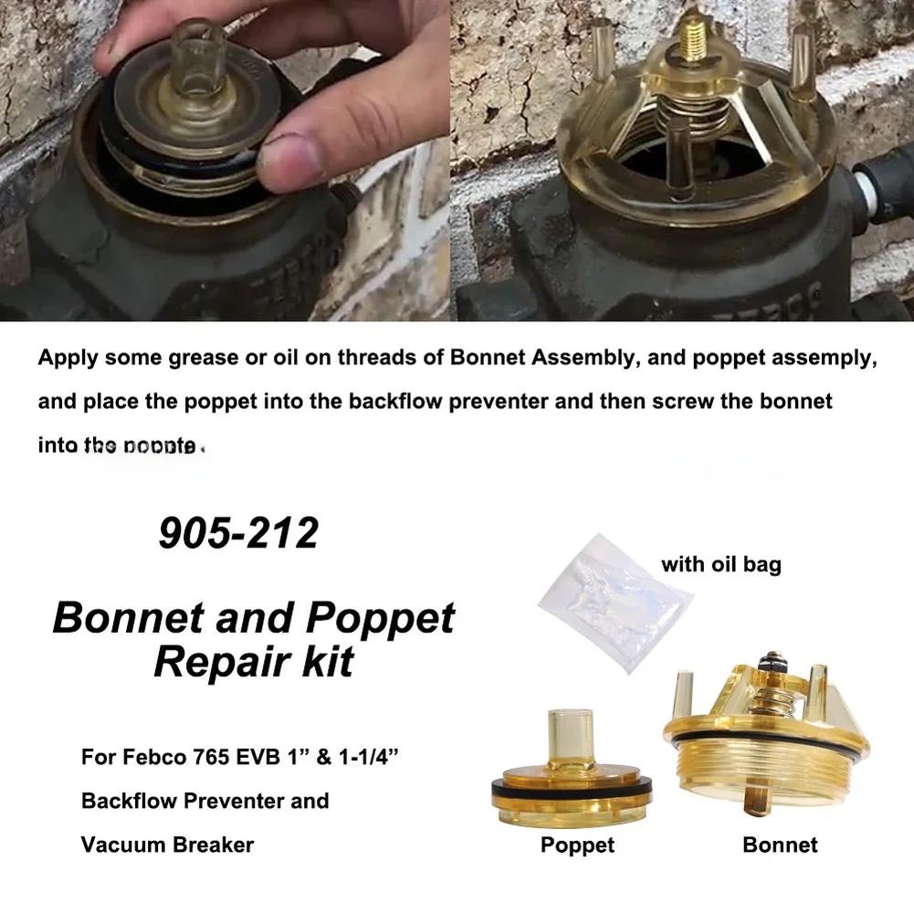 905212 Ремонтный комплект клапанной крышки и диафрагмы с 905052 Комплектом обратного клапана для вакуумного разрывателя Febco модели 765, 1 дюйм и 1 1/4 дюйма China Mainland