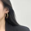 Classic Minimalist Woven Earrings Ear Buckles Light Luxury Fashion Retro Niche Personality Premium Daily Commuter Earrings