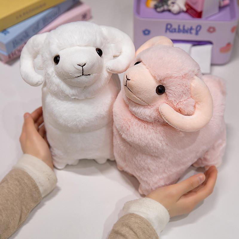 Plush Sheep Toy For Kids Cute Animal Stuffed Pillow Girls Gift