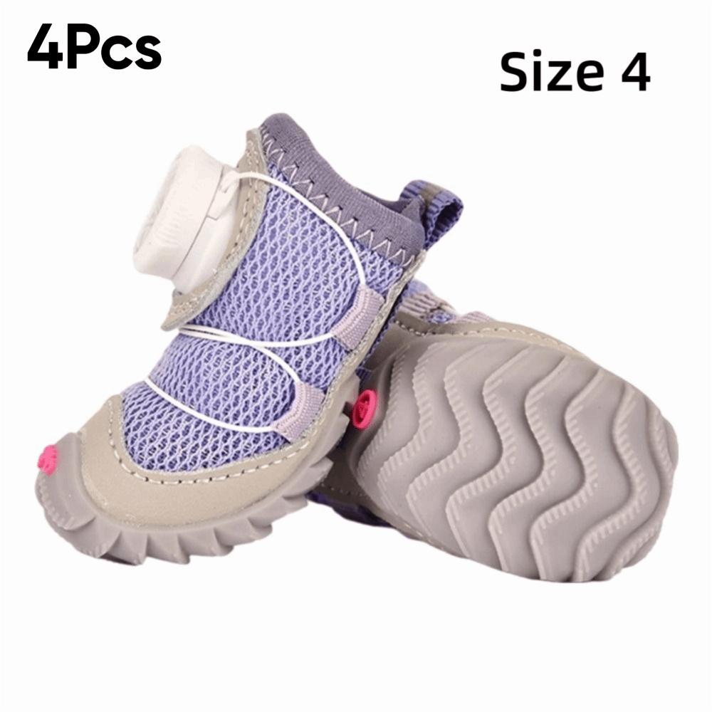 Comfortable Waterproof Dog Shoes Anti-Slip Soles Breathable Dog Boots Light Weight Paw Protectors Dogs Accessories