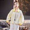 2025 Spring Women's Korean Slim Fit Washed Cotton Casual Jacket