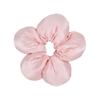 Trendy Oversized Blue Flower Scrunchie Headdress Women Girls Design Rubber Elastic Hair Band Vacation Hair Accessories