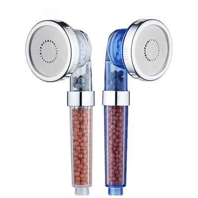 3 Fuctions Circular SPA Filter Hand Hold Shower Head Rainfall Water Saving Bathroom Accessories Filterate High Pressure Shower Nozzle