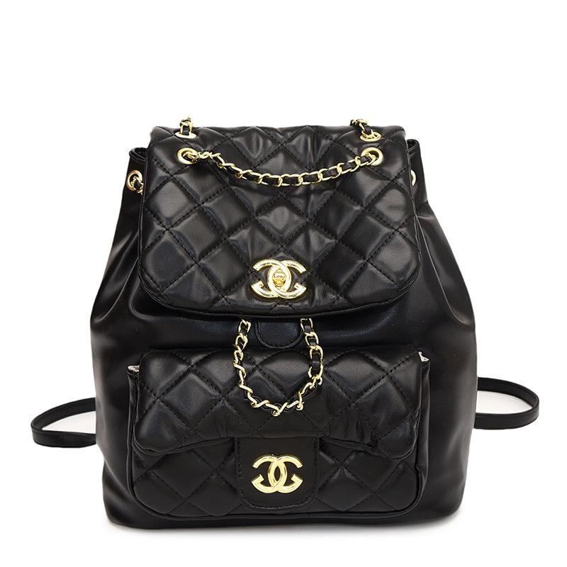 

Новые стильные женские сумки с высококачественными и модными стегаными вышитыми цепочками, сумки с двойным плечом и большой вместимостью