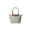 Le Pliage Original 31 Minimalist Snap Zipper Closure Recycled Material Dumpling Bag Tote Shoulder Bag Women Bags Gray 1899089P55
