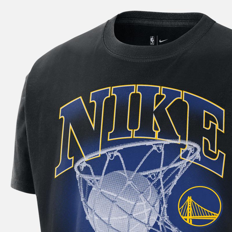 Nike NBA Golden State Warriors Men's Vintage Max90 Short-Sleeve T-Shirt Black HQ1281-010