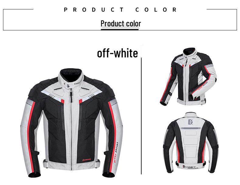 Devil Competition Men's All-Season Motorcycle Jacket: Off-road, Racing, Anti-Fall, Warm Rally Suit.