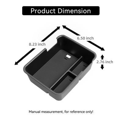 For Leapmotor B10 B01 2025 2026 Central Armrest Storage Box Anti-slip Tray Organizer Car Interior Accessories Tidying Black
