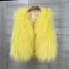 2026 Womens Faux Fur Vest Warm Sleeveless Jacket Street Style Winter Coat