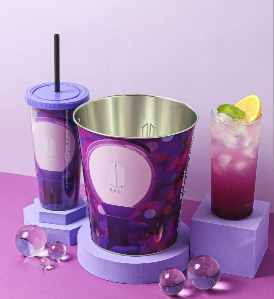 [USED] Same-day Shipping Available from Korea's Megabox BTS ARMY Cups, Tumblers, and Buckets.