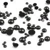 100-500Pcs New 3-8mm Half Round Beads Black Round Plastic Eyes Accessories DIY Crafts Toy Eye Bead Children Kids