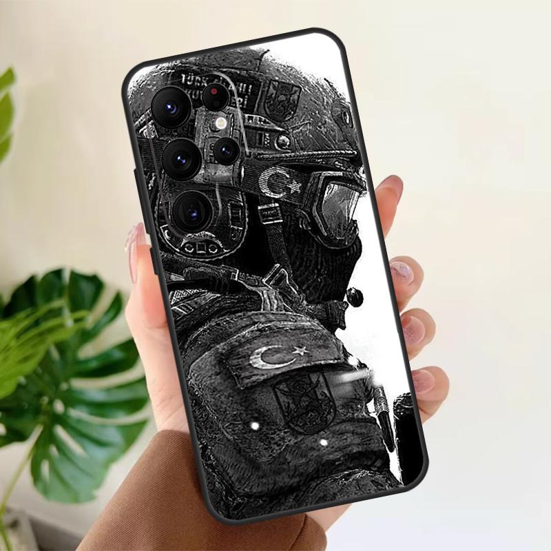 Military Army Special Forces Soft Case For Samsung Galaxy S21 S22 S23 S24 S25 Ultra S9 S10 Plus S20 FE S24 FE Phone Cover