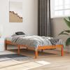Vidaxl Bed Frame Without Mattress, Waxed Brown, 90X190 Cm, Pine