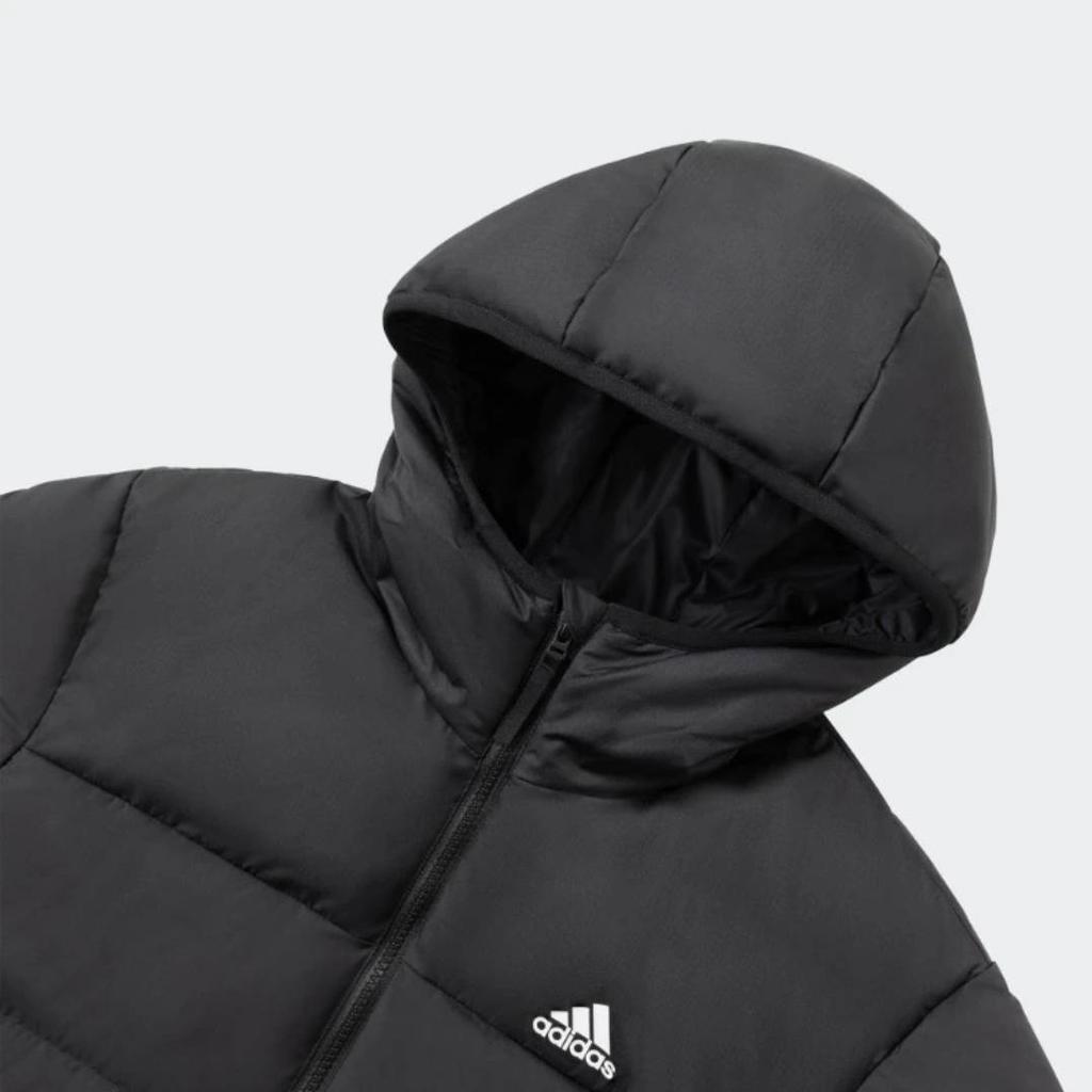 Adidas Comfortable Casual Warm Long Sleeve Down Jacket Unisex Outerwear Black JX1808