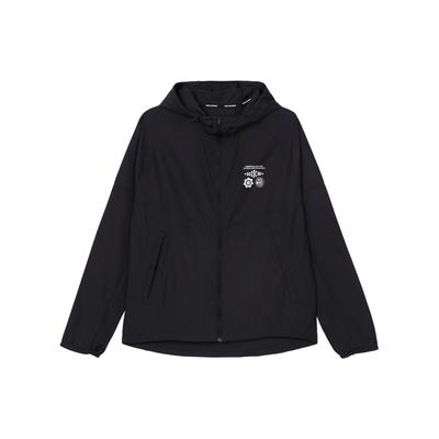Wild Run Miler Einfarbige Lauf-Kapuzenjacke Herren Oberbekleidung Schwarz DM4721-010