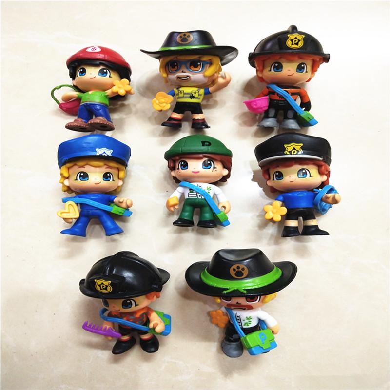 5/10pcs Detachable Pinypon Dolls for Kids DIY Doubleface Cartoon Action Toy Figures Toys Birthday Christmas Gift