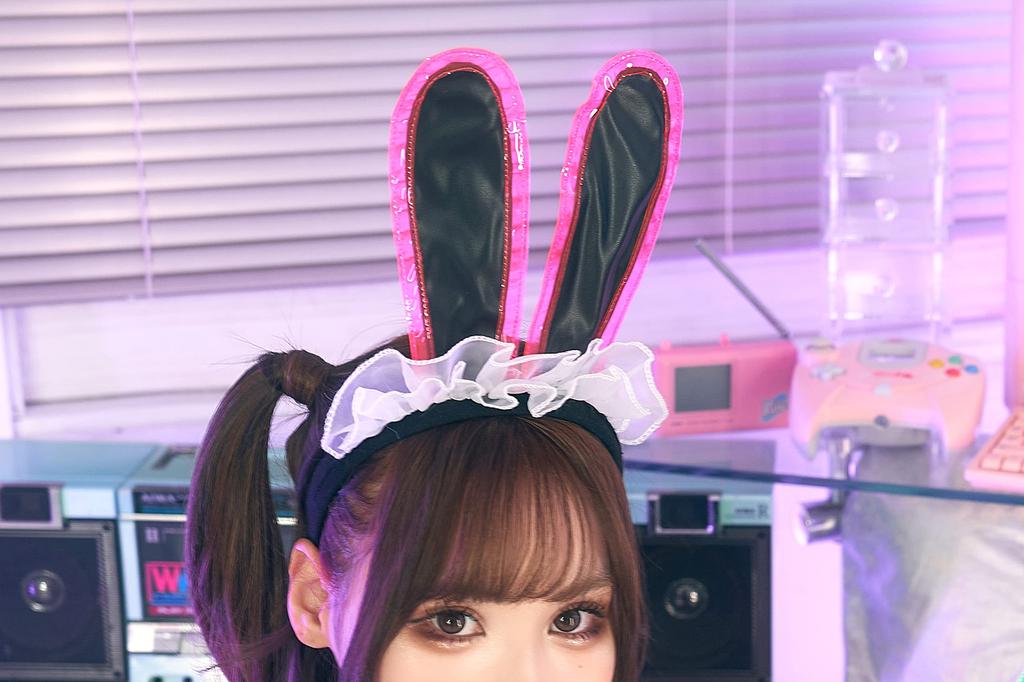 Clearstone Neo Bunny Cosplay Halloween Heart Cut Maid Black Women's