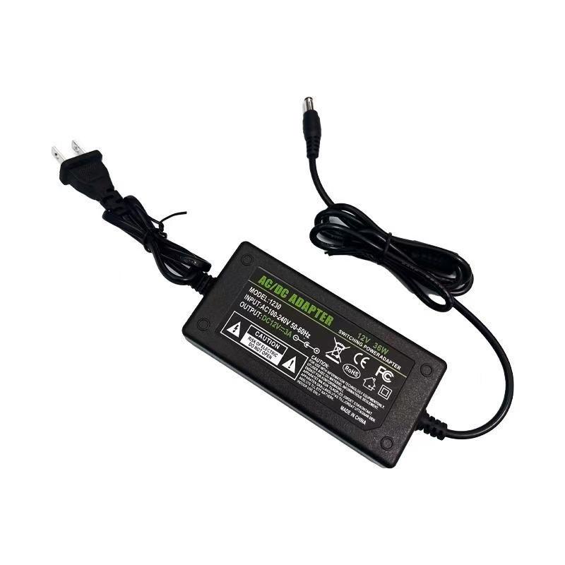 12V 5A/3A Dual-Line Power Adapter for LCD/LED Displays and TVs