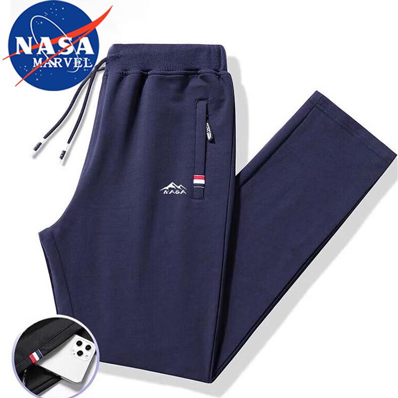 NASA MARVEL Men's Straight-Leg Casual Pants