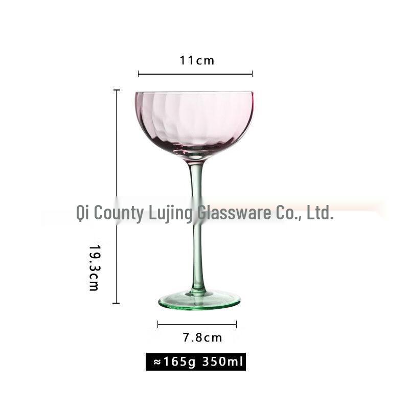 

Shangqi Striped Glass Cocktail Glasses