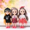 16cm BJD Doll 1/12 with Clothes and Shoes DIY Movable 13 Joints Fashion Cute Prinss Figure Girl Gift Child Toys