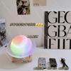 Saturn rings planet style bluetooth speaker night light desktop decoration romantic atmosphere lamp creative birthday gift