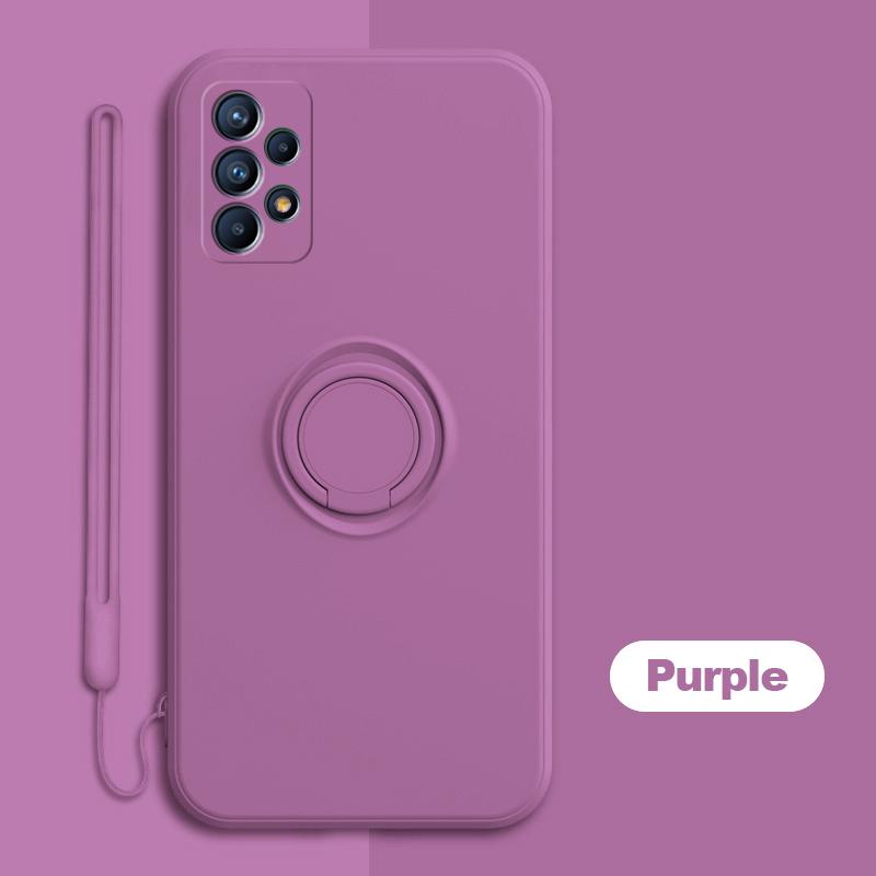 

Жидкий силиконовый магнитный чехол для Samsung A55 5G A35 A15 A25 A54 A14 A34 A53 A33 A52 A13 Note 20 Ultra 9 Ring Holder Phone Cover A55 5G