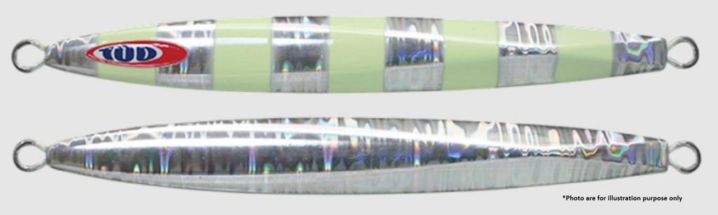 Jackall Metal Jig Anchovy Type 1 Standard 130 grams Glow Stripe (9787)