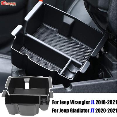 Pro Jeep Wrangler JL JLU Gladiator JT Organizér středové konzole Úložný box pod loketní opěrkou Paleta Držák Kontejner Podnos Auta