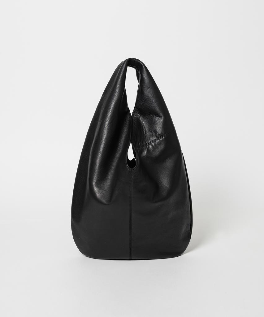 Andros Bubble Lamb Hobo Bag (Black)