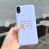 For Xiaomi Redmi Note 7 Case Redmi 7 7A  Soft Silicoen Love Heart Flowers Back Cover Phone Case On Redmi 7A Note7 Redmi7 Bumper